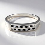 Anello in argento con Spinello Nero