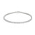 Zircon Silver Bracelet (Adela Silber)