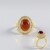 Anello in argento con Granato Essonite
