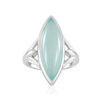 Aqua-Chalzedon-Silberring
