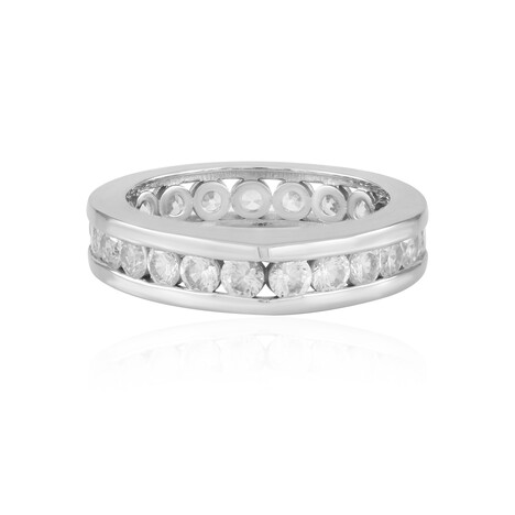 Zilveren ring met zirkonen (de Melo Essence)