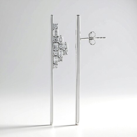 Orecchini in argento con Zircone