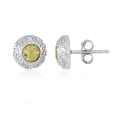 Orecchini in argento con Berillo Giallo