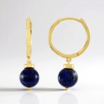 Orecchini in argento con Lapislazzuli (MONOSONO COLLECTION)