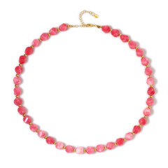 Collar en plata con Cuarzo rosado