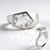 Anello in argento con Quarzo Bianco