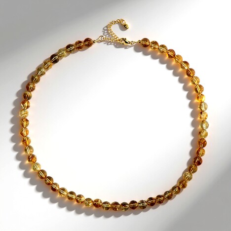 Collana in argento con Citrino