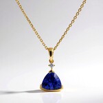 Collana in oro con Tanzanite AAA (CIRARI)