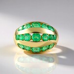 Anello in oro con Smeraldo Russo (de Melo Gold)