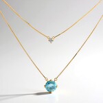Collana in oro con Zircone Ratanakiri (de Melo Gold)