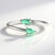 Anello in argento con Smeraldo Colombiano