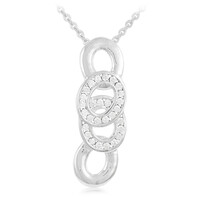 Collana in argento con Zircone