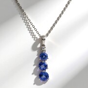 Collana in oro con Tanzanite AAA (CIRARI)