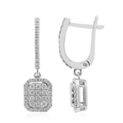 Boucles d'oreilles en or et Diamant SI1 (G) (Annette)