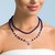 Collana in argento con Ametista Zambiana (Riya)