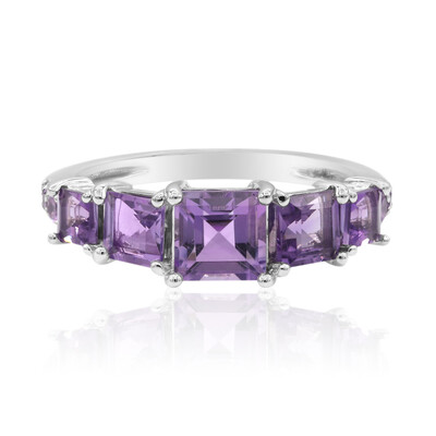 Anello in argento con Ametista