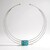 Collana rigida in argento con Turchese Kingman Mohave Blu (Jones Lee)