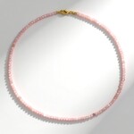 Collana in argento con Quarzo Rosa
