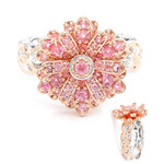 Bague en argent et Spinelle rose (Gems en Vogue)