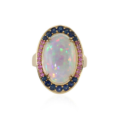 Anello in oro con Opale di Welo AAA (D'vyere)
