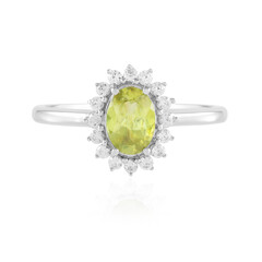 Anillo en plata con Esfena