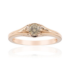 Anello in oro con Diamante Rose de France VS1 di Argyle