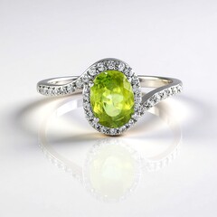 Anello in argento con Sfene