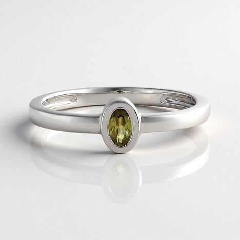 Bague en argent et Sphène