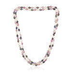 Süßwasserzuchtperlen-Silberhalskette (TPC)