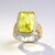 Anello in argento con Quarzo Ouro Verde (Gems en Vogue)
