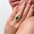 Kanadische Jade-Silberring
