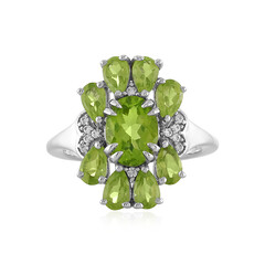 Peridot-Silberring