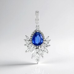 Ciondolo in argento con Cianite del Nepal