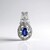 Ciondolo in argento con Cianite del Nepal (Adela Silber)