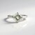 Anello in argento con Ametista Verde