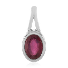 Pendentif en argent et Rubis de Madagascar