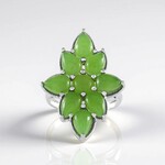 Bague en argent et Jade du Canada