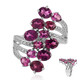 Anello in argento con Rodolite
