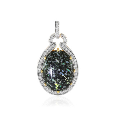 Ciondolo in argento con Opale Leopardo
