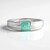 Anello in argento con Smeraldo Color Paraiba