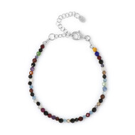 Brazalete en plata con Rubí Zoisite