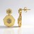 Orecchini in argento con Diamante Champagne I2