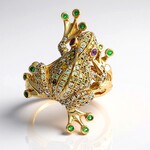 Anello in oro con Rubino Mozambico AAA (CIRARI)