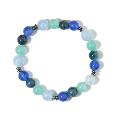 Bracelet et Agate bleue