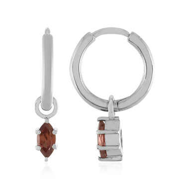 Orecchini in argento con Zircone Rosa