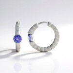Orecchini in argento con Tanzanite (de Melo Essence)