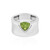 Bague en argent et Péridot (de Melo)