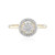 9K Zircon Gold Ring