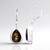 Boucles d'oreilles en argent et Agate de Feu