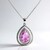 Collana in argento con Quarzo Lilla